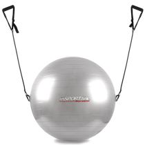 Gymnastický míč inSPORTline s úchyty 55 cm Barva šedá - Gymnastické míče