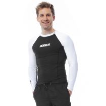 Pánské tričko pro vodní sporty Jobe Rashguard s dlouhým rukávem Barva černo-bílá, Velikost S - Pánská trička na paddleboardy a čluny