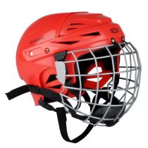 Hokejová přilba WORKER Kayro Barva červená, Velikost S (50-54) - Sportovní helmy