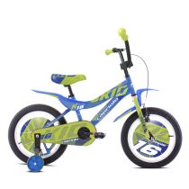 Dětské kolo Capriolo Kid 16" - model 2021 Barva modro-limetková - Dětská kola