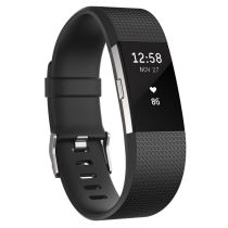 Fitness náramek Fitbit Charge 2 Black Silver Velikost S - Outdoorové hodinky a přístroje