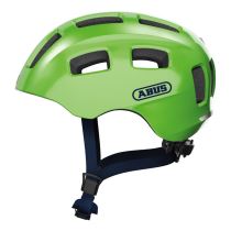 Dětská cyklo přilba Abus Youn-I 2.0 Barva Sparkling Green, Velikost M (52-57) - Sportovní helmy