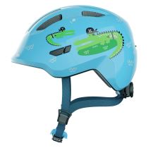 Dětská cyklo přilba Abus Smiley 3.0 Barva Blue Croco, Velikost S (45-50) - Sportovní helmy