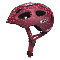 Dětská cyklo přilba Abus Youn-I Barva Cherry Heart, Velikost S (48-54) - Sportovní helmy