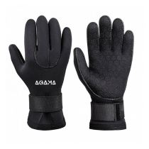 Neoprenové rukavice Agama Classic Superstretch s páskem 3 mm Barva černá, Velikost XXL - Rukavice na otužování