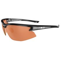 Sportovní sluneční brýle Bliz Motion Barva černá s oranžovými skly - Běžecké brýle