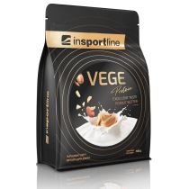 Doplněk stravy inSPORTline VEGE Protein 700g Příchuť arašídové máslo - Proteiny