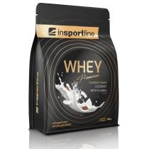 Doplněk stravy inSPORTline WHEY Premium Protein 700g Příchuť kokosové vločky - Fitness