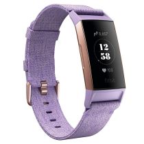 Fitness náramek Fitbit Charge 3 Lavender Woven - Outdoorové hodinky a přístroje