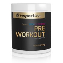 Doplněk stravy inSPORTline Pre Workout 240g Příchuť energy drink - Posilování