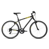 Pánské crossové kolo KELLYS CLIFF 30 28" - model 2018 Barva Black Yellow, Velikost rámu 21" - Pánská trekingová a crossová kola