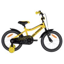 Dětské kolo ALPINA Starter 16" 5.0 Barva Yellow, Velikost rámu 235 mm - Dětská kola