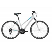 Dámské crossové kolo KELLYS CLEA 30 28" - model 2021 Barva White, Velikost rámu M (19'') - Dámská trekingová a crossová kola