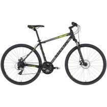 Pánské crossové kolo KELLYS CLIFF 70 28" 7.0 Barva Black Green, Velikost rámu L (21", 175-190 cm) - Pánská trekingová a crossová kola
