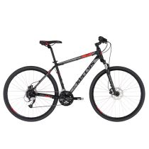 Pánské crossové kolo KELLYS CLIFF 90 28" 7.0 Barva Black Red, Velikost rámu M (17", 160-175 cm) - Jízdní kola