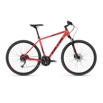 Pánské crossové kolo KELLYS PHANATIC 10 28" 8.0 Barva Red, Velikost rámu L (21", 175-190 cm) - Pánská trekingová a crossová kola