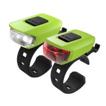 Sada osvětlení Kellys Vega USB Barva Lime Green - Sady světel na kolo