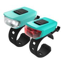 Sada osvětlení Kellys Vega USB Barva Turquoise - Sady světel na kolo