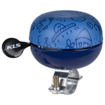 Zvonek na kolo Kellys Bell 60 Doodles Barva modrá - Sporty
