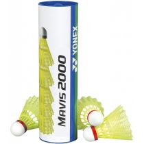 Badmintonové míče Yonex Mavis 2000 - červený pruh - Sporty