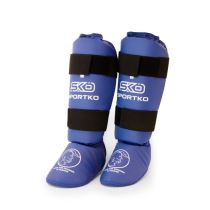 Chrániče holení a nártů SportKO 331 Barva modrá, Velikost L - Chrániče nohou pro bojové sporty