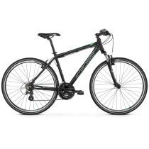Pánské crossové kolo Kross Evado 2.0 28" - model 2021 Barva černo-zelená, Velikost rámu M (19'') - Trekingová a crossová kola