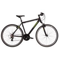 Pánské crossové kolo Kross Evado 2.0 28" Gen 004 Barva černá/zelená, Velikost rámu L (21", 178-190 cm) - Jízdní kola
