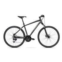 Pánské crossové kolo Kross Evado 5.0 28" - model 2022 Barva černo-zelená, Velikost rámu M (19'') - Trekingová a crossová kola