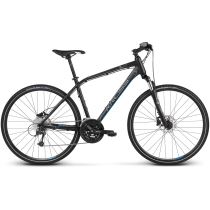 Pánské crossové kolo Kross Evado 6.0 28" - model 2020 Barva černo-modrá, Velikost rámu S (17'') - Trekingová a crossová kola
