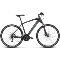 Pánské crossové kolo Kross Evado 8.0 28" - model 2020 Barva černo-šedá, Velikost rámu XL (23") - Trekingová a crossová kola