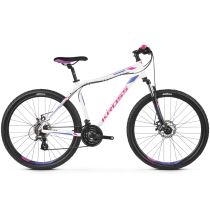 Dámské horské kolo Kross Lea 3.0 26" - model 2020 Barva bílo-fialová, Velikost rámu XXS (13") - Dámská kola