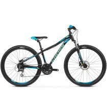Dámské horské kolo Kross Lea 5.0 27,5" - model 2020 Barva černo-tyrkysová, Velikost rámu XS (16") - Dámská horská kola