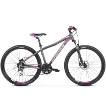 Dámské horské kolo Kross Lea 5.0 29" - model 2021 Barva grafitová/růžová/fialová, Velikost rámu S (17'') - Dámská horská kola