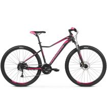 Dámské horské kolo Kross Lea 6.0 27,5" - model 2020 Barva černo-růžová, Velikost rámu XS (16") - Dámská kola