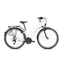 Dámské trekingové kolo Kross Trans 1.0 28" SR - model 2021 Barva bílá/šedá nová, Velikost rámu S (15") - Trekingová a crossová kola