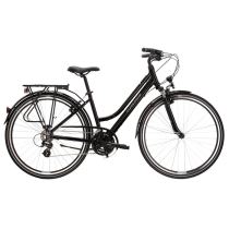 Dámské trekingové kolo Kross Trans 2.0 28" Gen 002 Barva černá/šedá, Velikost rámu S (15", 148-160 cm) - Jízdní kola