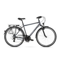 Pánské trekingové kolo Kross Trans 2.0 28" SR - model 2021 Barva grafitová/černá, Velikost rámu L (21'') - Jízdní kola