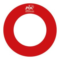 Okruží terče PDC Darts Surround Ring Red 4 puzzle ks - Terče