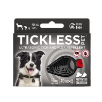 Ultrazvukový repelent proti blechám a klíšťatům Tickless Pet pro zvířata Barva Black - Doplňky proti hmyzu