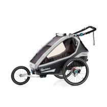 Multifunkční dětský vozík Qeridoo KidGoo 1 Pro Barva Anthracite Grey - Vozíky za kolo