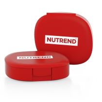 Box na tablety Nutrend Pill Box Barva červená - Sportovní a fitness výživa