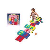 Dětská puzzle podložka Spartan 12+4ks 30x30x1,4 cm - Dětský pokojíček