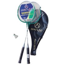 Badmintonový set Spartan Sportive - 2 rakety, míček, pouzdro Barva červená - Míčové sporty