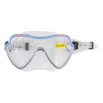 Potápěčské brýle Escubia Apnea Silicon Senior Barva šedo-modrá - Potápění