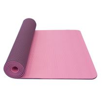 Dvouvrstvá podložka Yate Yoga Mat TPE New 173x61x0,6 cm Barva růžová - Podložky na cvičení