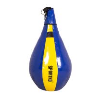 Boxovací pytel SportKO GP4 52x70cm / cca 10kg Barva modro-žlutá - Závěsné boxovací pytle