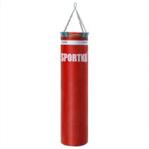 Boxovací pytel SportKO Elite MP00 35x130 cm Barva červená - Závěsné boxovací pytle