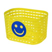 Dětský přední košík plast Barva žlutá - Cyklistické koše a nosiče