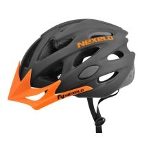 Cyklo přilba Nexelo Straight Barva černo-oranžová, Velikost M (55-58) - Sportovní helmy