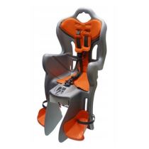 Dětská sedačka na kolo Bellelli B-One Clamp Barva stříbrná-oranžová - Dětské cyklo sedačky